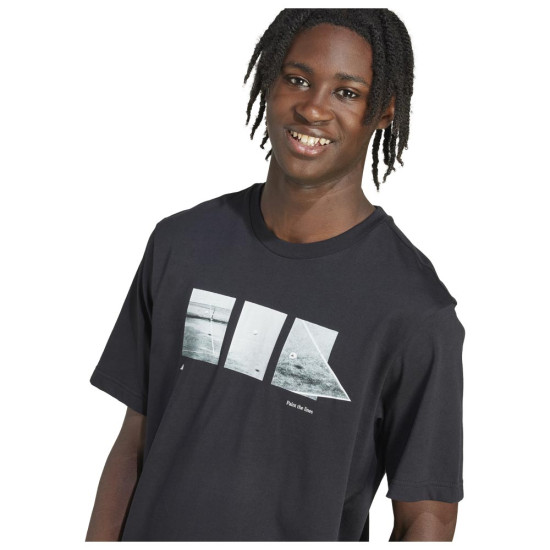 Adidas Ανδρική κοντομάνικη μπλούζα Lens Power of Three Graphic Tee